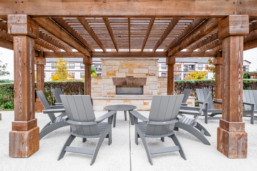 Outdoor Fireside Social Lounge at Berkshire Preserve
