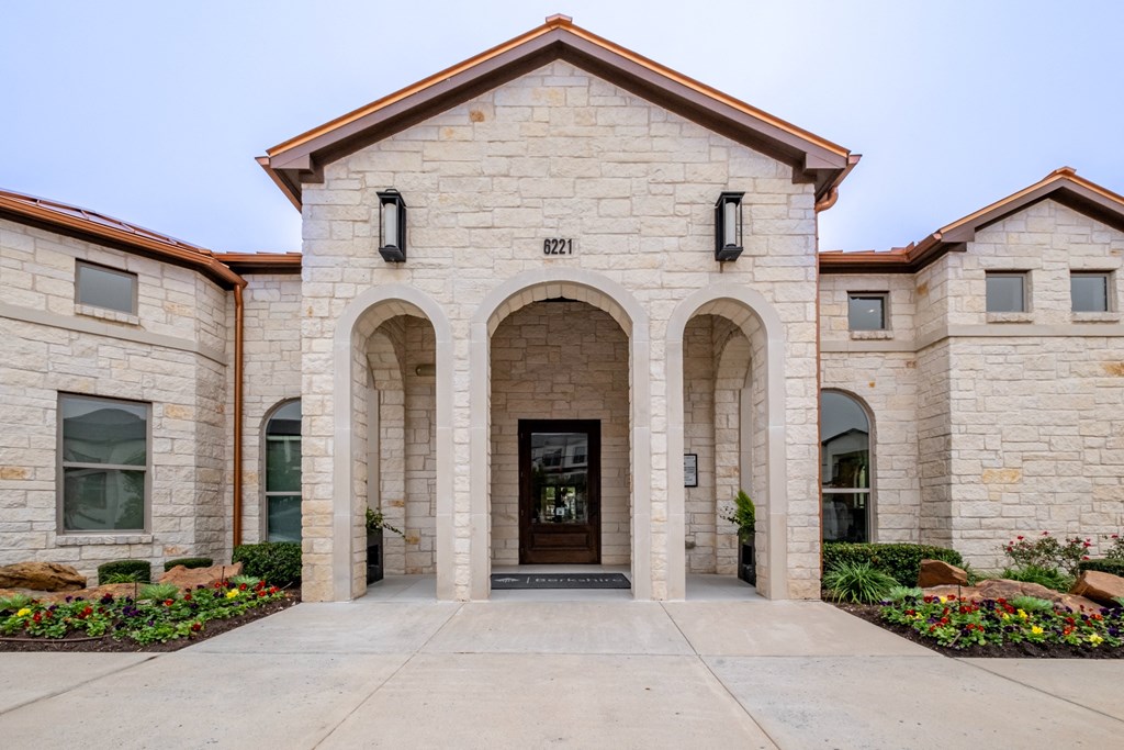 Leasing Center Entrance at Berkshire Preserve 6221 Naaman Forest Blvd  Garland, TX 75044