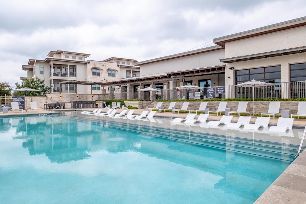 the swimming pool at Berkshire Santal apartments
