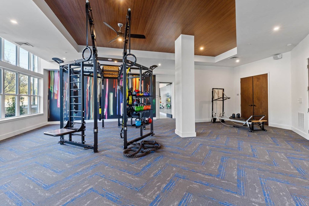 Berkshire Ballantyne apartments fitness conditioning center