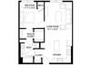 1A Floor Plan 1A Floor Plan at Berkshire Central, Blaine, Minnesota