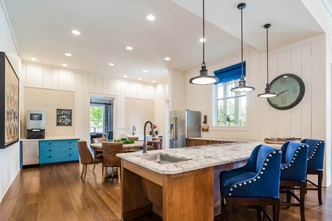 Alexander Village apartments clubhouse kitchen