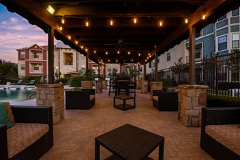 Boardwalk Med Center outdoor living area with comfortable seating - Photo Gallery 3