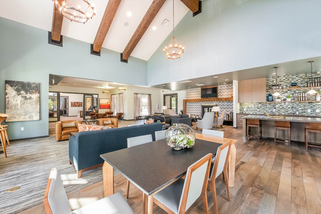 Carrick Bend apartments clubhouse and social gathering spaces