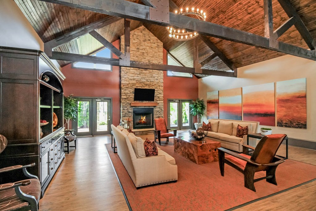 Copperfield apartments social lounge with comfortable seating