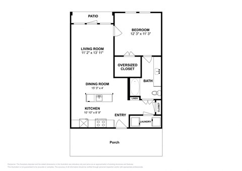 The Callie Cottage floor plan