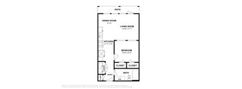 The Callie Studio floor plan