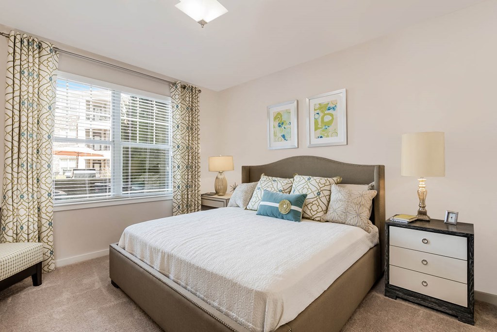 Village at Marquee Station apartments spacious bedroom