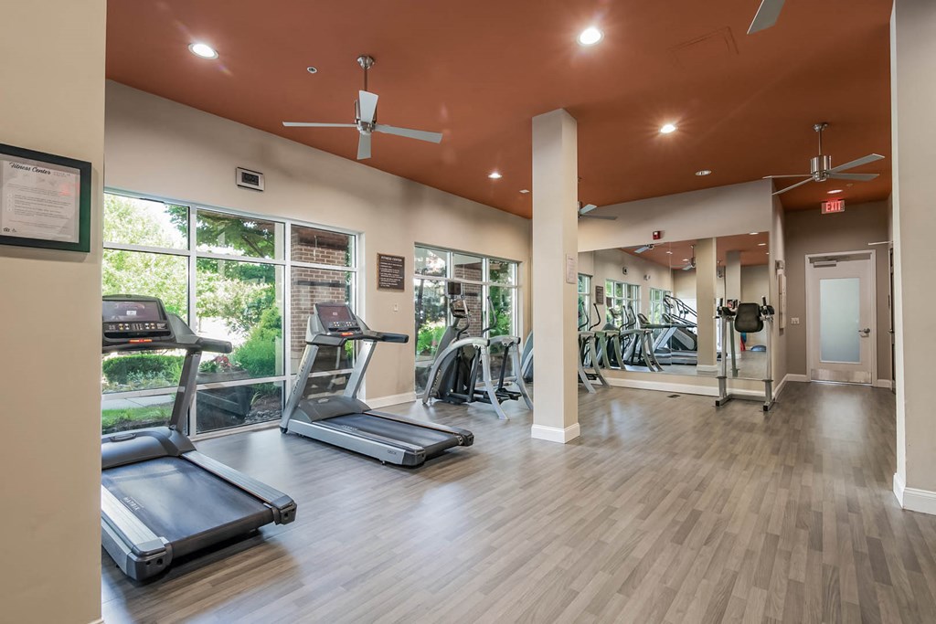 Sorelle apartments fitness center with cardio equipment