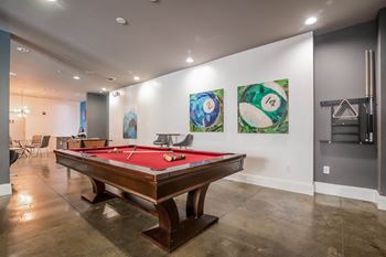 Sorelle social area with billiards
