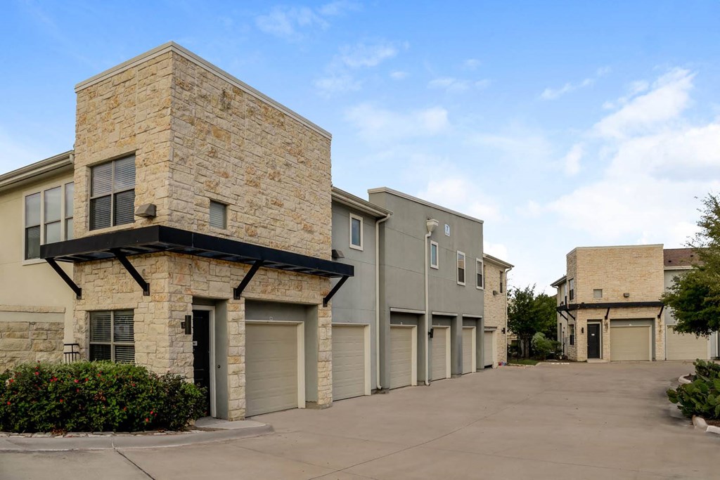 The Allure apartments garages