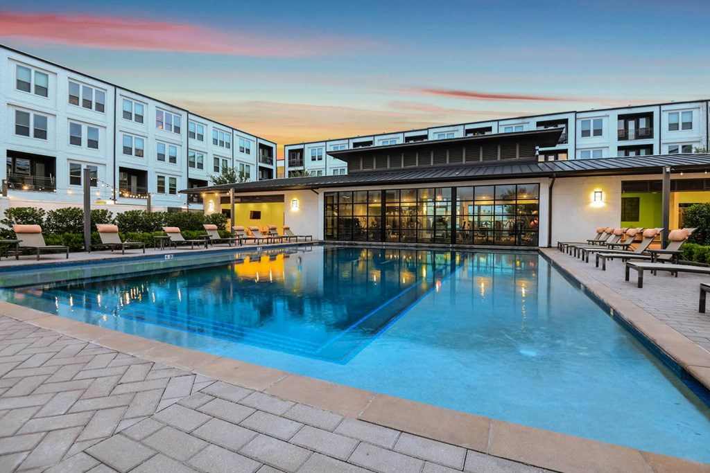 The Callie apartments resort-inspired swimming pool