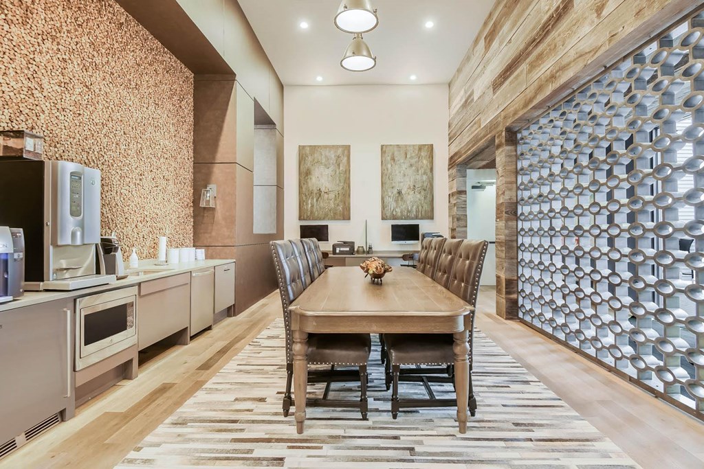 The Callie apartments social gathering area