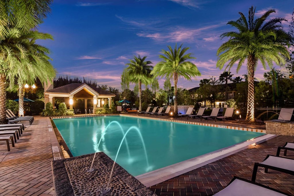 Grand at Cypress Cove apartments resort-inspired pool