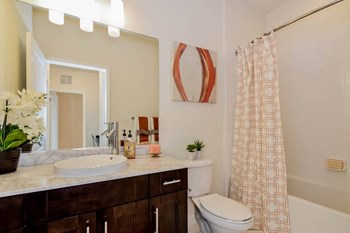 Grand at Cypress Cove apartments bathroom - Photo Gallery 22