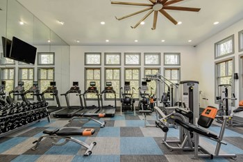 Grand at Cypress Cove apartments fitness center with cardio equipment - Photo Gallery 12