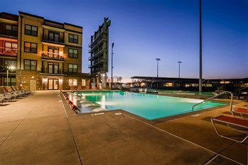 Views at Coolray Field apartments swimming pool - Photo Gallery 16
