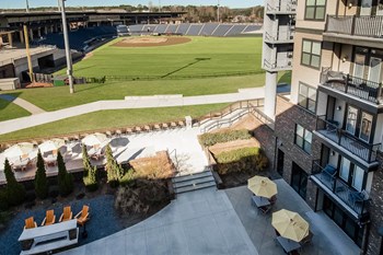 Views at Coolray Field apartments overlooking the baseball field - Photo Gallery 3