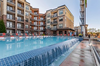 Views at Coolray Field apartments resort-inspired swimming pool - Photo Gallery 14