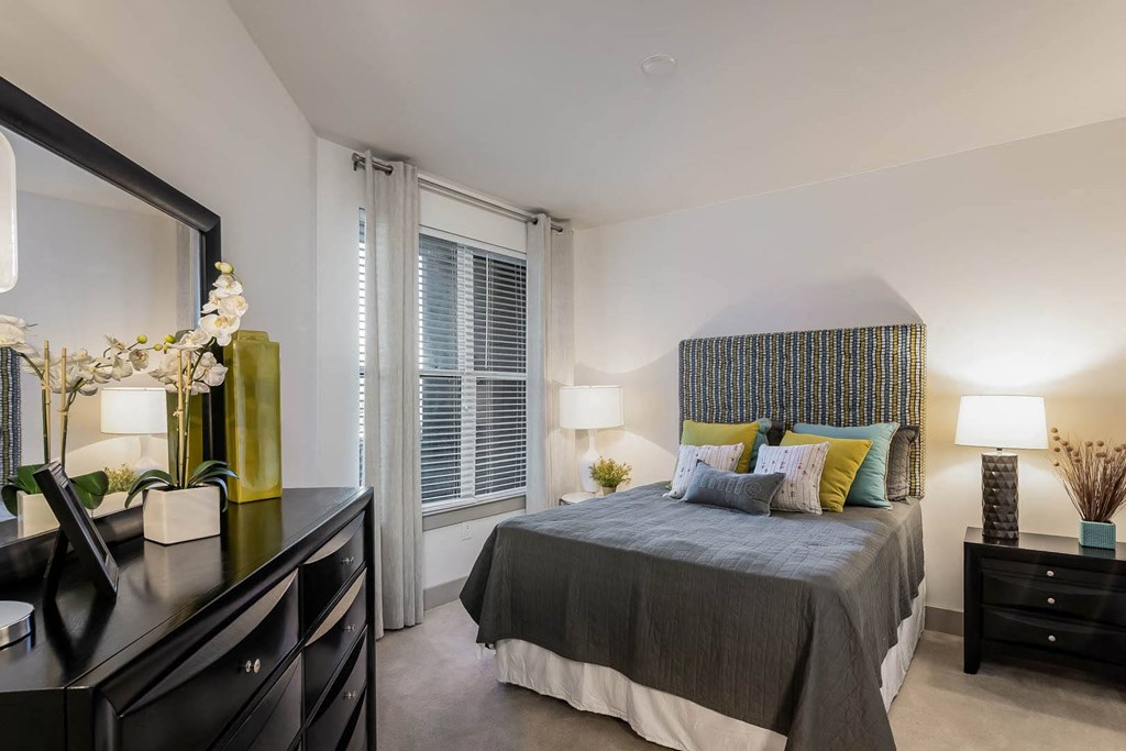 Views at Coolray Field apartments spacious bedroom