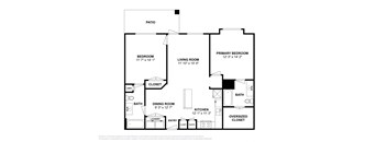 The Allure B1 floor plan
