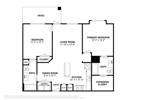 The Allure B1 floor plan