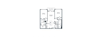 B1-1 floorplan layout Berkshire Ballantyne