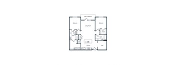B3-1 floorplan layout Berkshire Ballantyne
