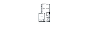 studio bedroom floor plan Berkshire Ballantyne Charlotte, NC