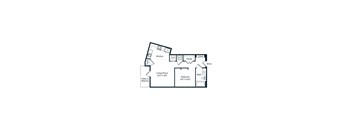 S3-1 Studio floorplan layout Berkshire Ballantyne