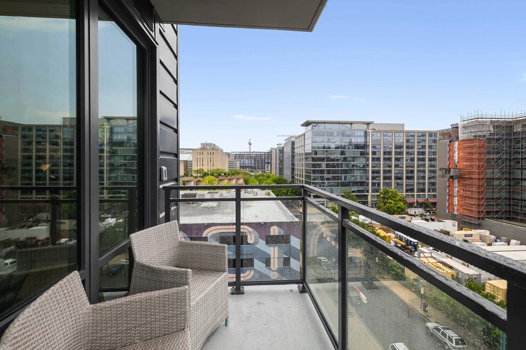 a balcony view at Tribeca NOMA apartments