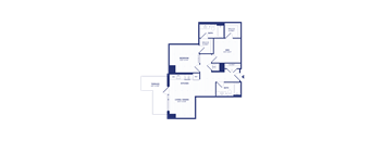 RiverPoint luxury apartments C10D floorplan