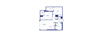 RiverPoint luxury apartments D12D floorplan