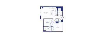 RiverPoint luxury apartments C1D floorplan