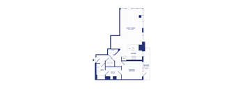 RiverPoint luxury apartments C1 floorplan