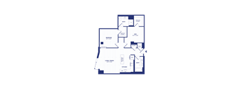 RiverPoint luxury apartments C4D floorplan