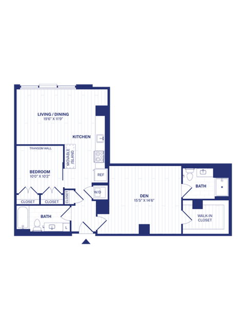 RiverPoint luxury apartments C7D floorplan