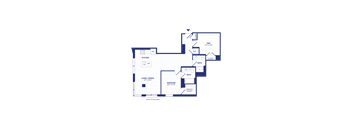 RiverPoint luxury apartments C8D floorplan