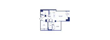 RiverPoint luxury apartments C9D floorplan