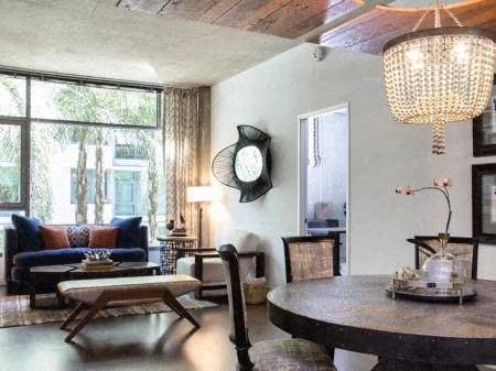 Interiors-Living Room Come Dining Area Living Room Come Dining Area at Met Lofts, Los Angeles