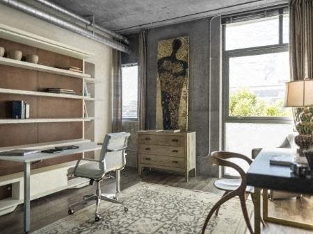 Interiors-Urban Architectural Materials Such As Exposed Concrete Urban Architectural Materials Such As Exposed Concrete at Met Lofts, California
