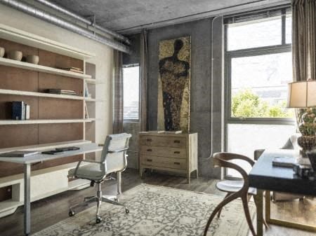 Urban Architectural Materials Such As Exposed Concrete at Met Lofts, California