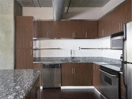 Granite Countertop Kitchen at Met Lofts, California, 90015