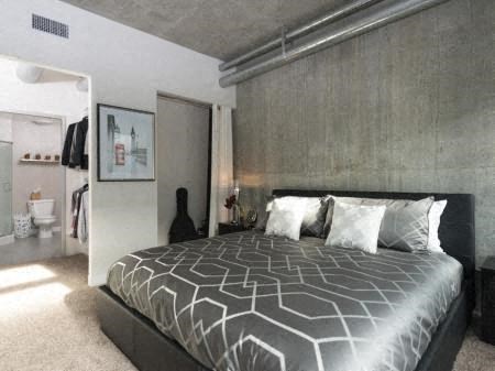 Bedroom with Private Bath at Met Lofts, Los Angeles, 90015