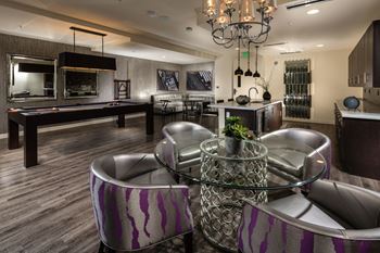 Resident Lounge with Game Tables at Berkshire K2LA, California