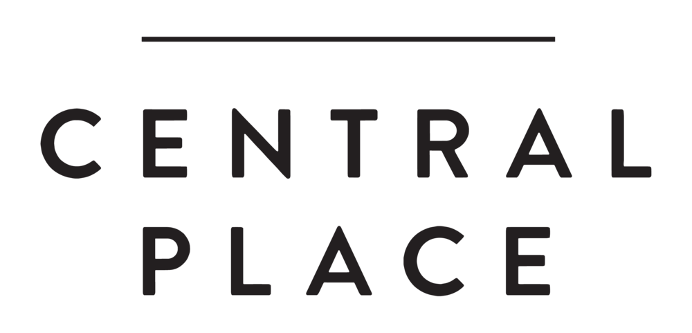 The image displays the words "Central Place" in large, bold letters.