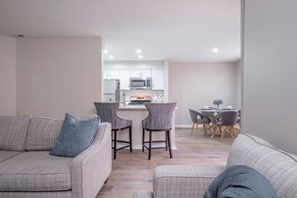 The Residence at Christopher Wren apartments spacious apartment home with eat-in kitchen and open-concept living room