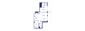 RiverPoint luxury apartments D1D floorplan