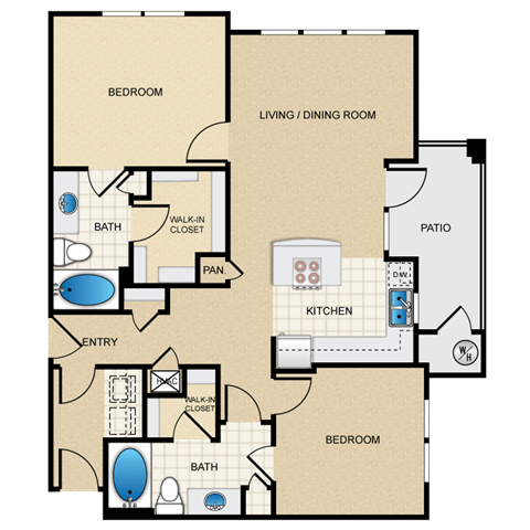 D1G Floor Plan at Berkshire Aspen Grove, Colorado