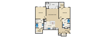 D3G Floor Plan at Berkshire Aspen Grove, Littleton, CO, 80120